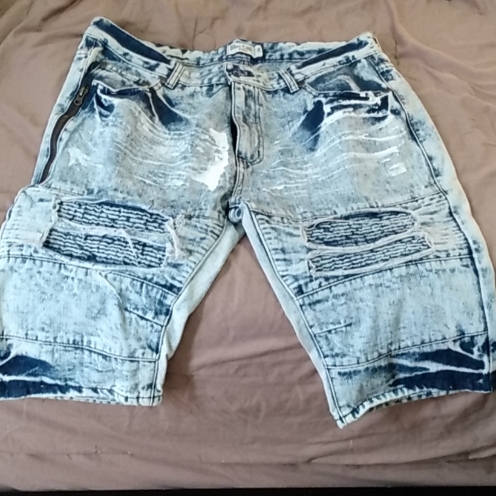 Blue cult shorts